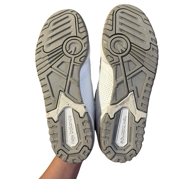 New Balance 550 White Trainer Sneakers Size M 8.5 - Picture 5 of 5